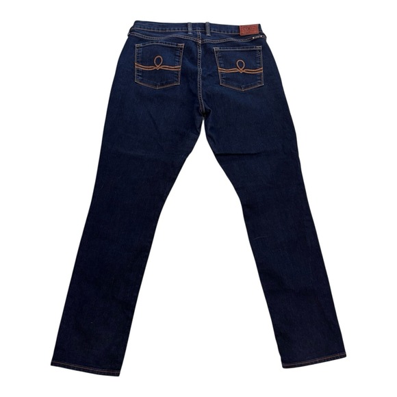 Lucky Brand Sofia Skinny Jeans 14/32 Mid Rise Dark Wash Ankle Stretch (31 x 28) - Picture 2 of 8